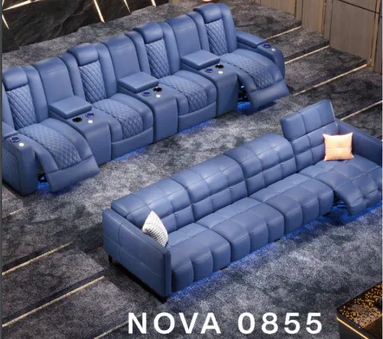 Nova blue recliner sofa dubai